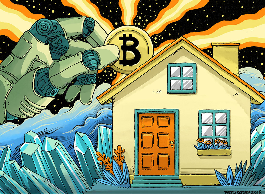 Blockchain, cryptocurrency and real estate